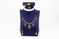 طقم ذهب فخم تصميم السبيكة عيار 21 | لأطلالة أنيقة