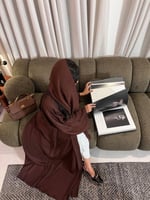 كلوش بني لينن مغسول