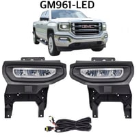 كشافات ضباب جمس سييرا 2016-2018 - مع القواعد