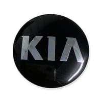 كوب غطى جنط كيا (اسود-فضي)