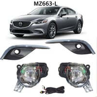 كشافات ضباب مازدا 6 ليد فل كامل 2016-2018