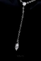 سلسال طويل حجر دائري وماركيز