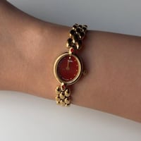 Golden Burgundy Watch