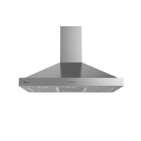 شفاط مطبخ 90 سم ميديا 4 سرعات - ستيل E90aew2a43