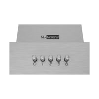 شفاط مطبخ 90 سم جى ال جنرال حرف T - ستيل DT90SS100...