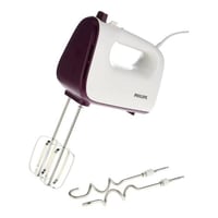 مضرب يدوي كهربائي فيليبس 400 واط - ابيض HR3740/11