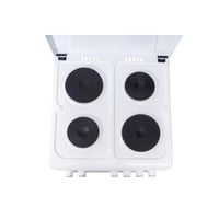 فرن 4 عيون كهرباء يوجين 60*60 سم - أبيض FW6043MXZW