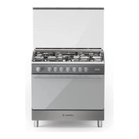 فرن 5 عيون اريستون غاز 90*60سم - ستيل Bam951egss