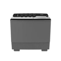 غسالة حوضين جنرال سوبريم 18 كيلو – رمادي GSTT18XTB