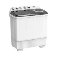 غسالة 12 كيلو جنرال جولدي حوضين - ابيض GGWMTT12WB