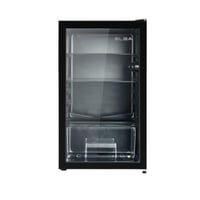 ثلاجة باب واحد زجاجي البا 3 قدم - أسود ELBA G91 B