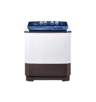 غسالة ال جي حوضين 12 كيلو – أبيض - WTT1210TW