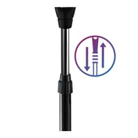 مروحه عمود امبكس 75 وات ــ 3 سرعات ــ اسود PF 7504