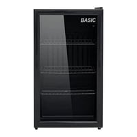 ثلاجة باب واحد بيسك 2 قدم - أسود BRS-SC65ML