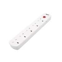 مشترك كهرباء امبكس 5 عيون - أبيض Ps 7405