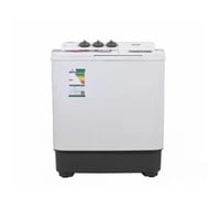 غسالة جنرال سوبريم 6 كيلو حوضين - أبيض GSTT60M