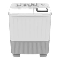 غساله 9 كيلو اوسكار حوضين - ابيض OWM90SAXS