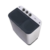 غسالة ملابس حوضين ميديا 5 كيلو - ابيض Tw50(257)NB