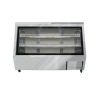 ثلاجة عرض بانكول 2 متر كاونتر مائل - ستيل YPS-1800