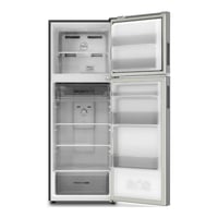 تلاجة هاير 13 قدم بابين - فضي HRF-385NS