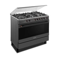 فرن غاز توشيبا 5 عيون ـــ 60*90 سم - ستيل TBA-36LM...