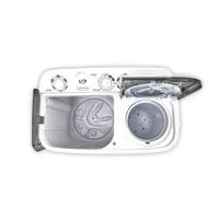 غسالة حوضين سوبر جنرال 6 كيلو - أبيض Ksgw66n