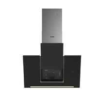 شفاط مطبخ زجاجي البا جداري 90 سم - أسود UNIQE U 90...