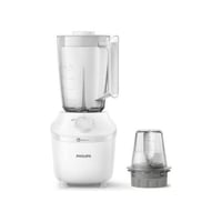 خلاط كهرباء فيليبس 1.9 لتر 450 وات + مطحنة - أبيض...