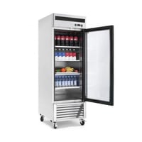 ثلاجة عرض بانكول باب زجاج واحد - ستيل MCF8705