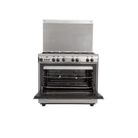 فرن 5 عيون غاز كريازي 60*90 سم - أمان كامل - ستيل...