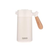 ترمس استيل شاها 1.4 لتر بيد خشبية - أبيض 311115043