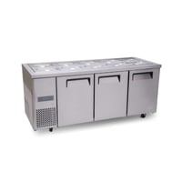 ثلاجة عرض بانكول سلطات 1.80 متر - ستيل YWL 9740