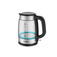 غلاية مياة كهربائيه فيشر 1.7 لتر زجاج - اسود FK-17...