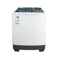 غسالة ملابس ميديا حوضين 12 كيلو تجفيف 7 كيلو - ابي...