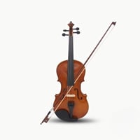 كمان لون بني