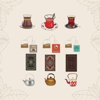 ستيكر شيت شاي - Wahaj Tea