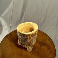 حوض خشب طبيعي