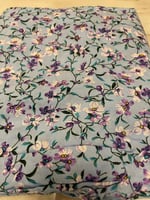 شرشف مطاط مشجر بدون كلفة سادة