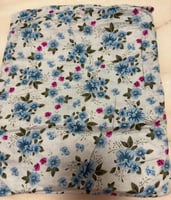 شرشف مطاط مشجر بدون كلفة سادة