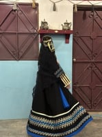 الدوك الحجازي أزرق ( ٣ قطع )