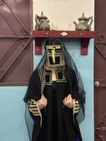 الدوك الحجازي أزرق ( ٣ قطع )