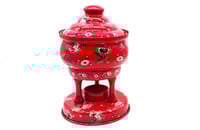 بادية بغطاء وسط شالكي مع قاعده تسخين بشمعه