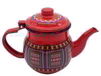 ابريق شاهي غضار هرمي نقشة القط العسيري تصميم2