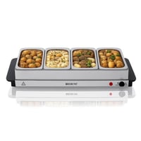 سخان طعام بوفيه كهربائي ريبون 4 أقسام 300 واط