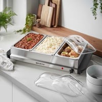 سخانات بوفيه كهربائية 3 أقسام 300 واط