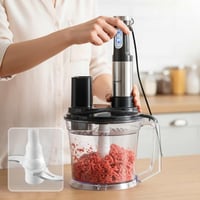 خلاط يدوي ريبون 6 في 1 سعة 1.5لتر 1000 واط