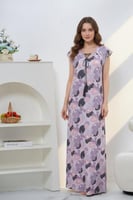 قميص بدون أكمام بنقشة مميزة و خيوط بالصدر و قماش ن...