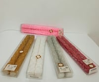 Long candles 2 pieces plastic box