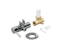 خلاط شطاف مع حامل مخفي لون كروم