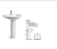 مغسلة بورسلان عمود